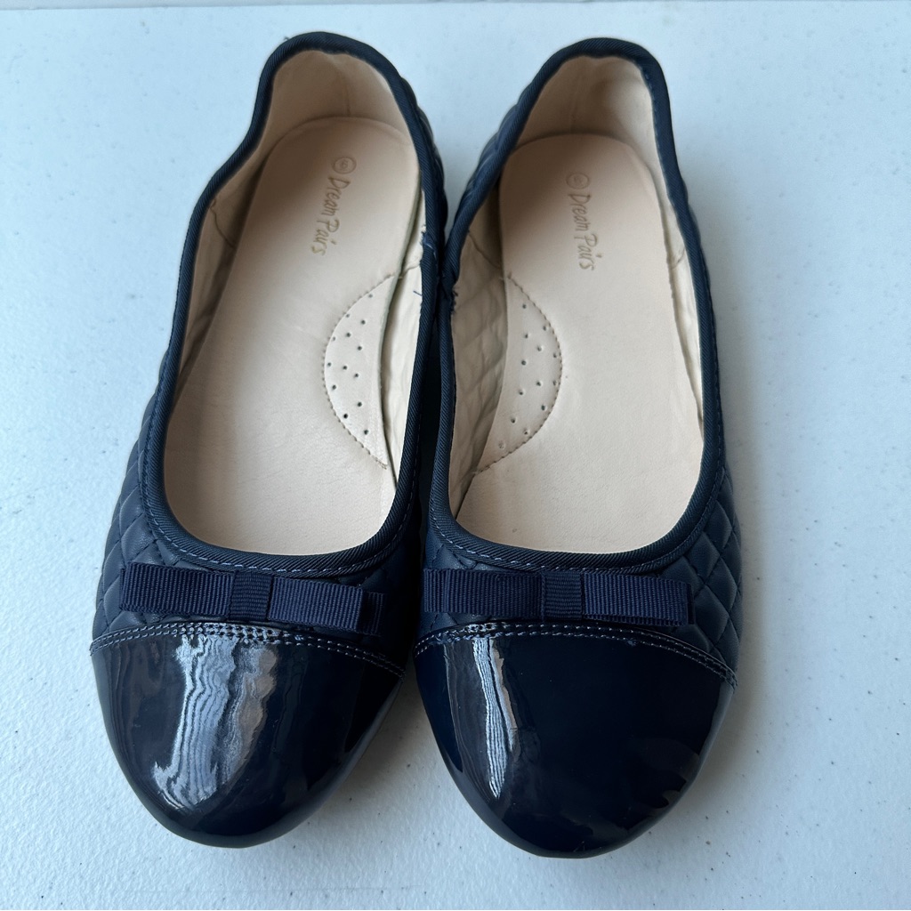 Dream Pairs Womens Ballet Flats Shoes Classic Dressy Casual Size 6 Foldable Blue